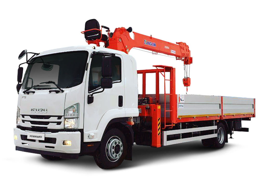 Аренда манипулятора Isuzu Forward 12.0 в Пироговском